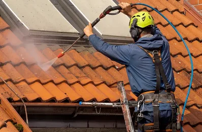 Démoussage et hydrofuge de toiture à Hautteville-Bocage
